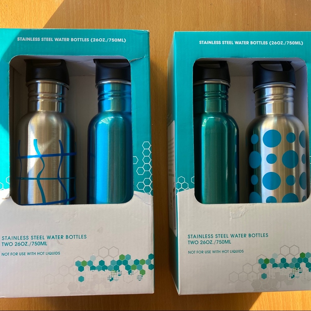 Stainless steel water bottles